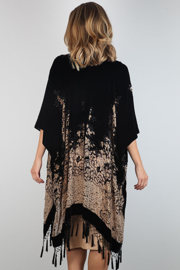 Enchantress Kimono - Black as Night