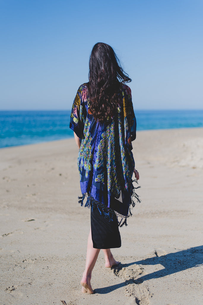 Peacocks in Paradise - Purple