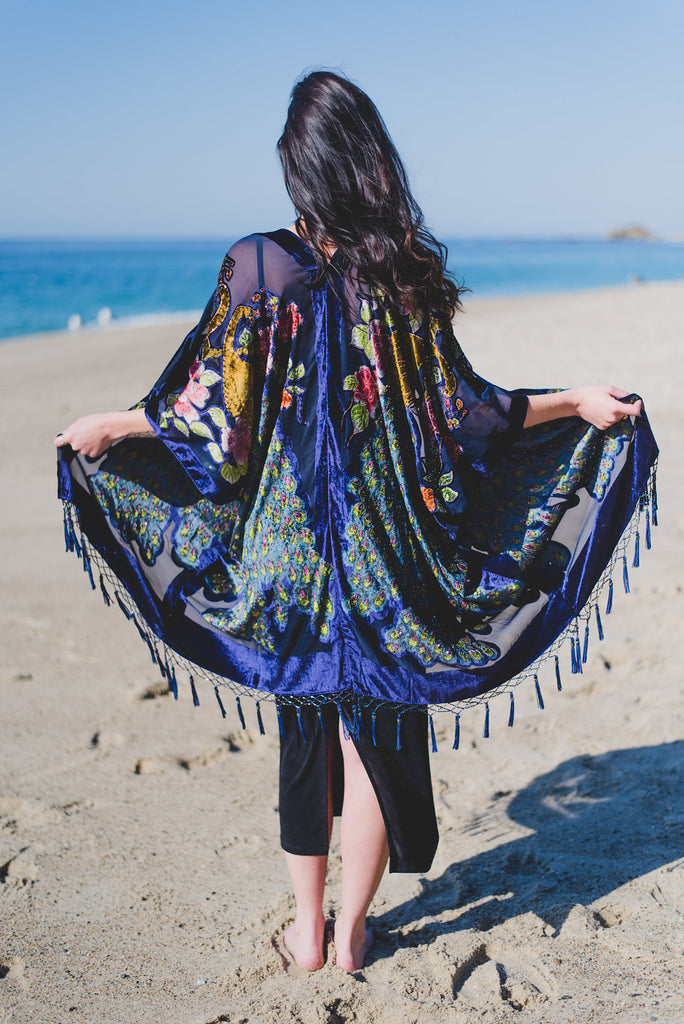 Peacocks in Paradise - Purple