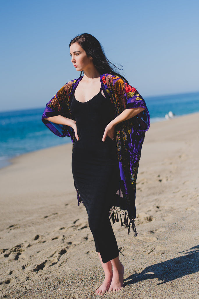 Peacocks in Paradise - Purple