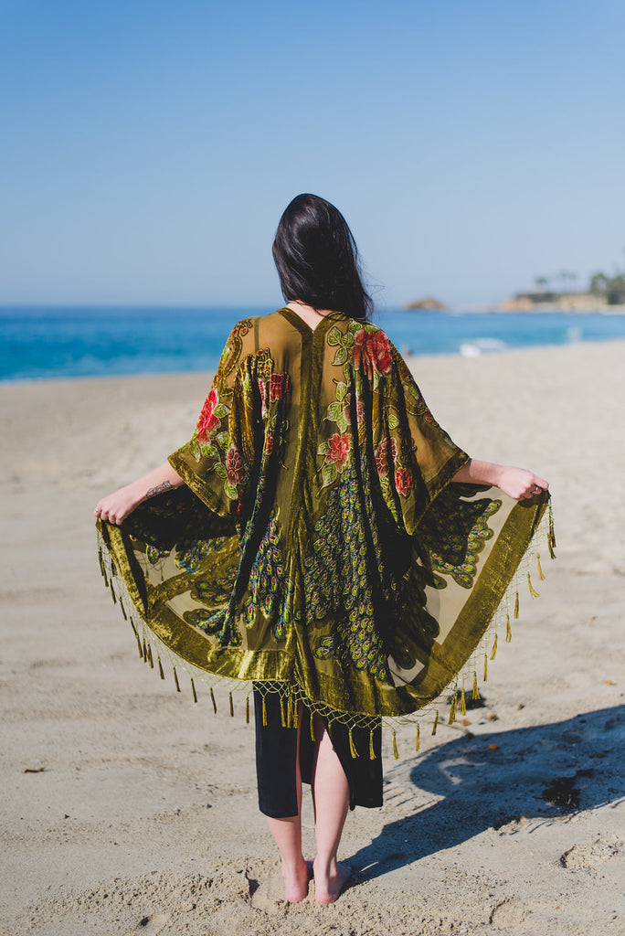 Peacocks in Paradise - Olive