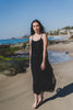 Italian Silk Maxi Dress (lined) Black